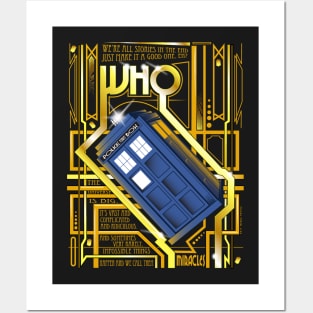 Doctor Who - Art Deco Posters and Art